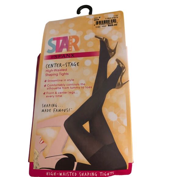 Spanx Star Power Java Center Stage High Waisted Shaping Tights Size F - Picture 1 of 3